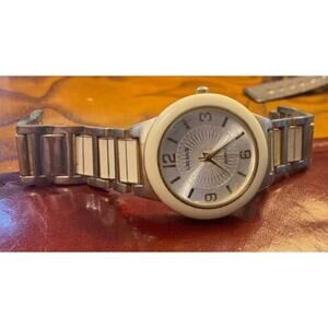 Women's 40mm Gruen II Watch, GoldTone with Beige Enamel Accents